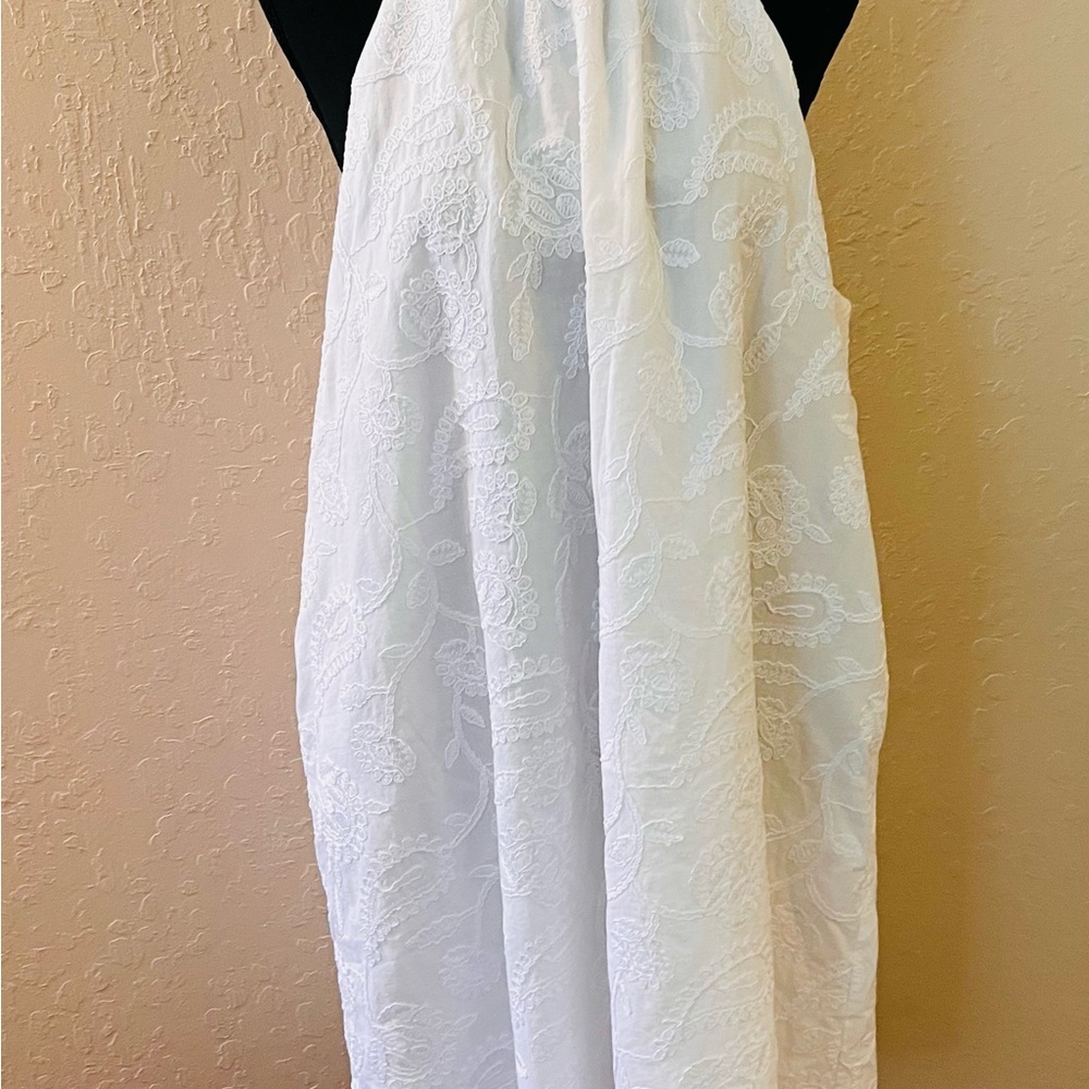 LOFT White‎ Lace Midi Dress